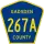 County Road 267A marker