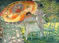 The Garden Parasol, ca. 1910