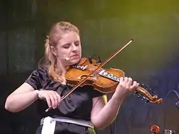 Kvernberg at the Tindra and Kroke koncert during the 30th Festival of Music in Gdansk, Inspired by Folklore, 29 July 2010.