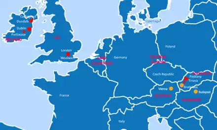 Map showing the principal places of the operation against the RIRA