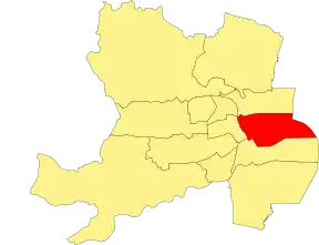 Location of the ward