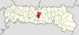 Location in Ialomița County