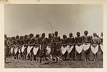 "Gicukia" Dance. Papers of John William Arthur - Photograph Album.