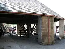 A four-horse mill requires a large working space