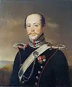 Fyodor Petrovich in a portrait by Vasily Tropinin (1840)