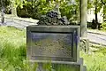 Detail of a gravestone of the early 19th century