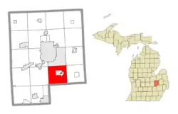 Location within Genesee County