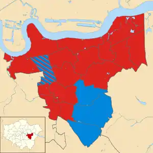 2010 results map