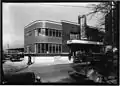 Old Greyhound Bus Station (Jackson, Mississippi) December 1939, showing George Mahan, Jr. and Nowland Van Powell, Architects (MDAH Photo)