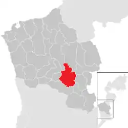 Location within Oberwart district