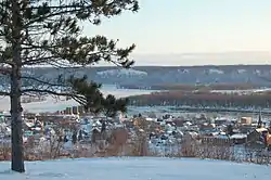 A view of Guttenberg from Acre Street December 2007