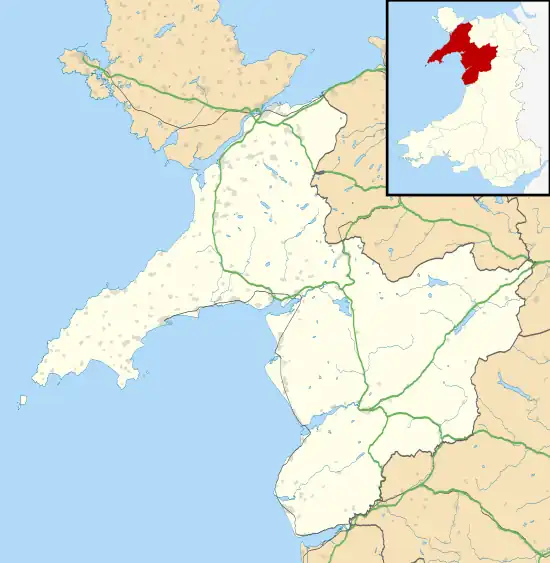 Tremadog is located in Gwynedd