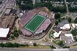 Image 29Tom Benson Hall of Fame Stadium with the Hall of Fame in lower right (from Pro Football Hall of Fame)