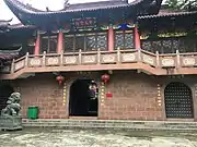 The Hall of Goddess at Lingshan Temple.