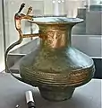 Jug with Bulls head handle. Hallein, Keltenmuseum.