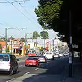 East Hastings Street, Vancouver. Looking east from Victoria Drive.