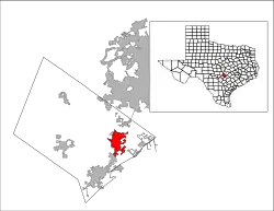 Location of Kyle, Texas