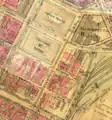 1923 plat map by G.M. Hopkins and Co. Jones & Laughlin Building at bottom center. Jones & Laughlin now owned the entire block bounded by Ross Street, Second Avenue, Third Avenue, and Try Street. City and county government buildings are clustered nearby, presaging the J&L Building's future as a home for municipal agencies.