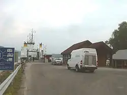 The ferry dock in Hennset