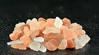 Image 50Himalayan salt, by Iifar (from Wikipedia:Featured pictures/Sciences/Geology)