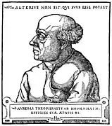 Paracelsus (1493-1541). Known as the "father" of toxicology.