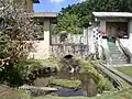 Rear fountain & pond