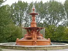 Hubert Fountain in Victoria Park, Ashford, Kent, an exhibit at the expo