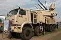 KAMAZ military truck mounted with Pantsir-S1 air defense system.