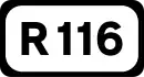 R116 road shield}}