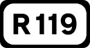 R119 road shield}}