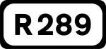 R289 road shield}}