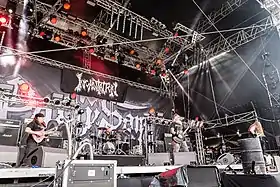 Incantation performing in 2019