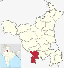 Location in Haryana