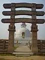 Pagoda at Shanti Stupa