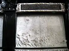 Alexander Colyn, cenotaph of Maximilian I, marble relief based on wood carvings by Albrecht Dürer