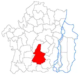 Location in Brăila County