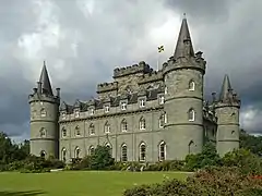 Facade on the garden