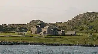 The Abbey as seen from the sea