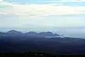 View towards the Toronean Gulf. The northern Sporades are visible on the horizon.