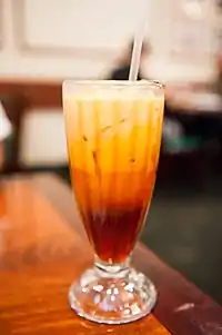 Image 17Thai iced tea is a popular drink in Thailand and in many parts of the world.  (from List of national drinks)