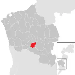 Location within Oberwart district