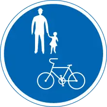 Bicycles and pedestrians only