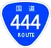 National Route 444 shield