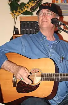 Jim Parker Performing at the Silver Moon Stage of the FloraBama