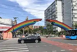 Intersection of Jinsong Middle Street and Jinsong Road, 2020