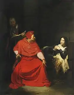 Paul Delaroche, Joan of Arc is interrogated (1824), Musée des Beaux-Arts de Rouen