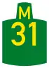 Metropolitan route M31 shield