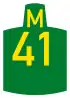 Metropolitan route M41 shield