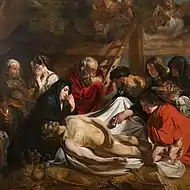 The Washing and Anointing of the Body of Christ by Jacob Jordaens. c. 1620