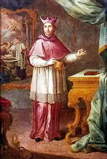 Painting of Juan Alejo de Arizmendi by José Campeche